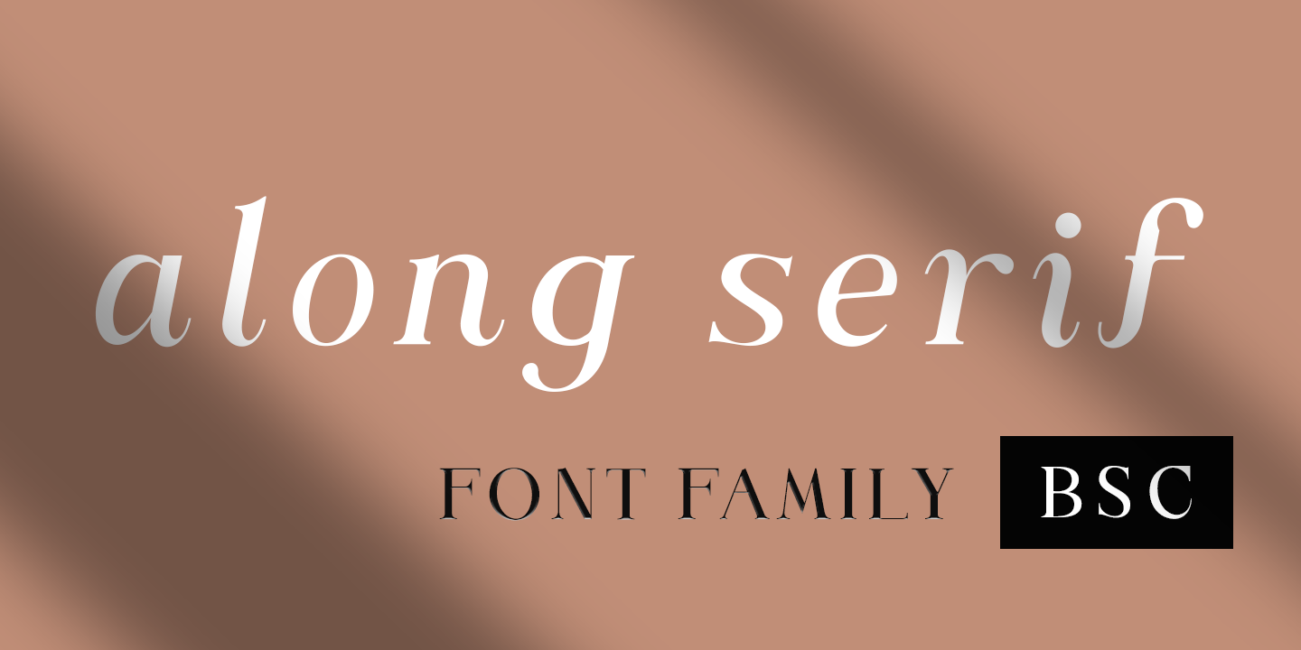 Font Along Serif BSC